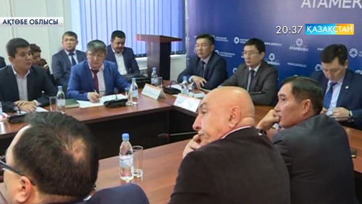 Астанадан Ақтөбе облысына барған жұмыс тобы 7 бағыт бойынша шаралар атқаруда
