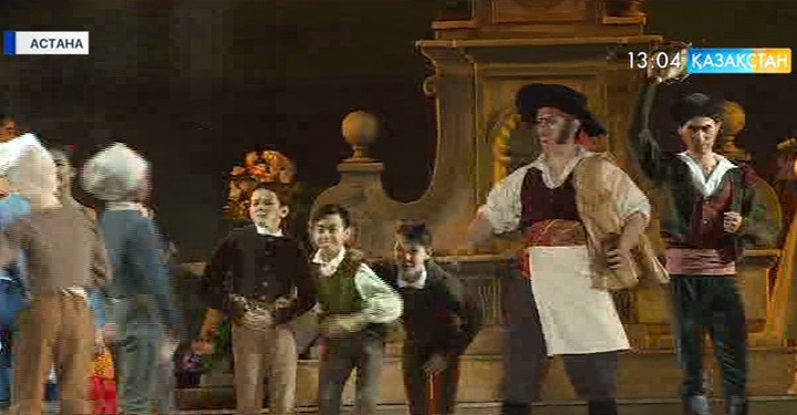 Ашық аспан астында «Дон Кихот» балеті қойылды