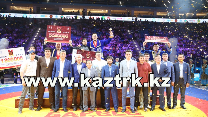 «Қазақстан Барысы-2017» жеңімпаздарын марапаттау сәті (ФОТО)
