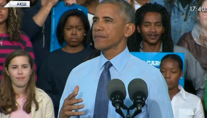 АҚШ Президенті Барак Обама  халықты Дональд Трамптан бас тартуға шақырды