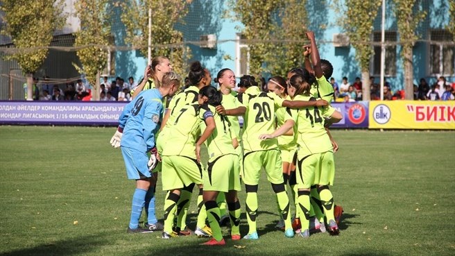 «БИІК-Қазығұрт» ФК әйелдер арасындағы УЕФА Чемпиондар лигасының 1/8 финалына шықты